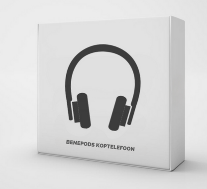 ZWART BenePods Max Koptelefoon