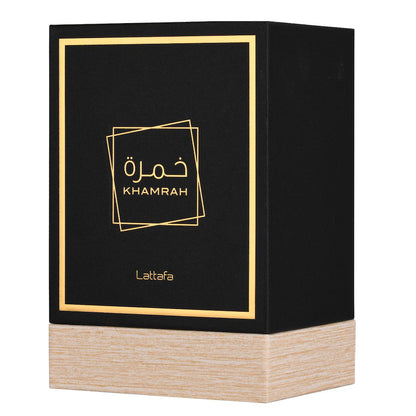 Lattafa Khamrah Eau de Parfum – 100ML (Arabische Warmte & Verleiding)